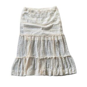 Xhilaration Cream Lace Skirt
